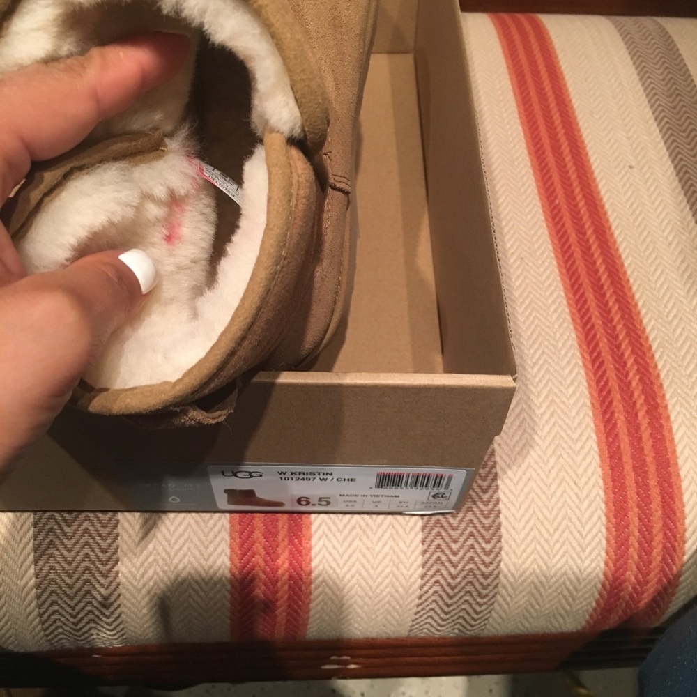 Ugg Kristen Wedge Narrow Fit Chestnut Mini - Picture 6 of 8